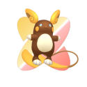 Raichu d'Alola Shiny Raichu d'Alola Shiny