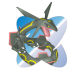 Rayquaza Shiny Rayquaza Shiny